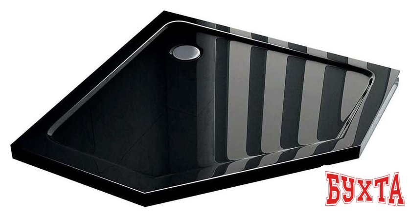 Душевой поддон Rea Diamond 90x90 (черный) 2