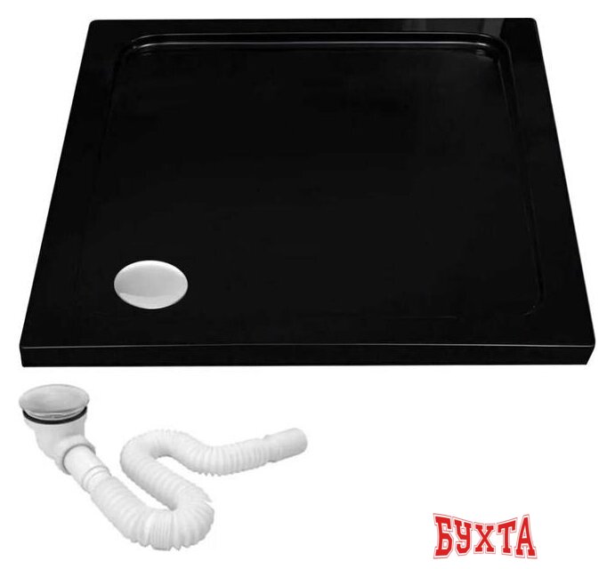 Душевой поддон Rea Savoy 90x90 (черный) 2
