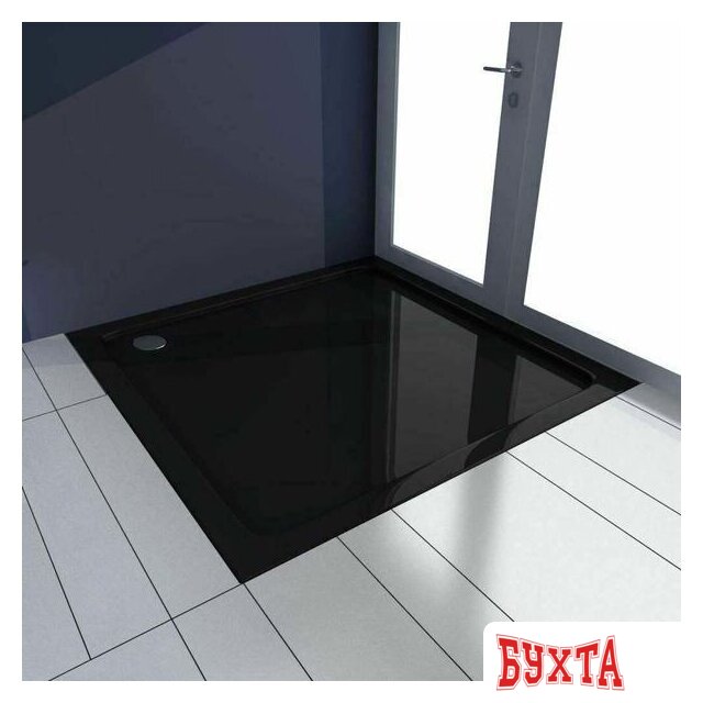 Душевой поддон Rea Savoy 90x90 (черный) 3