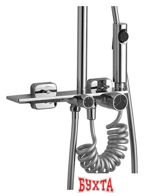 Душевая система Rea Helix chrome REA-P6620 4