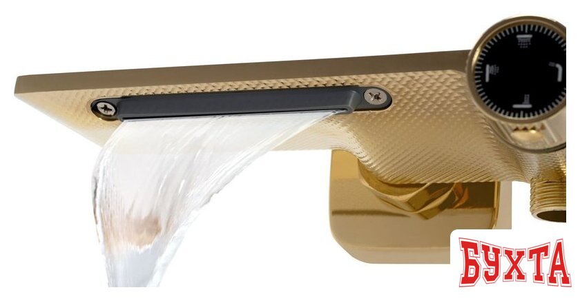 Душевая система Rea Helix Gold REA-P6619 5