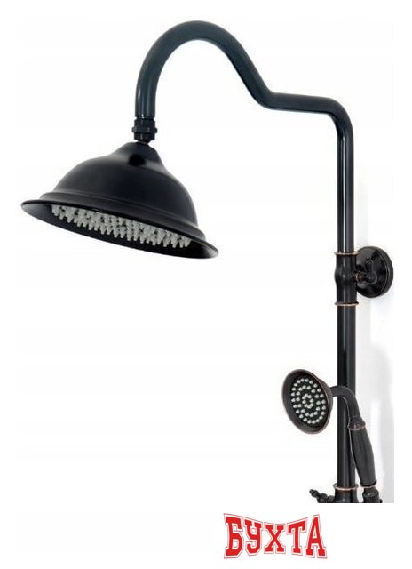 Душевая система Rea Vintage REA-P2367 (черный) 4