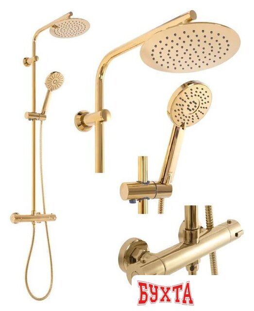 Душевая система Rea Bliss Gold REA-P8806
