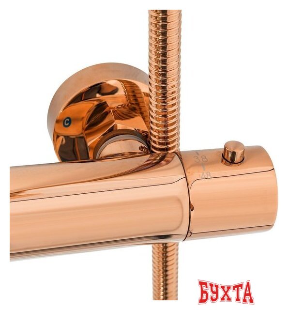 Душевая система Rea Lungo Rose gold REA-P6606 5