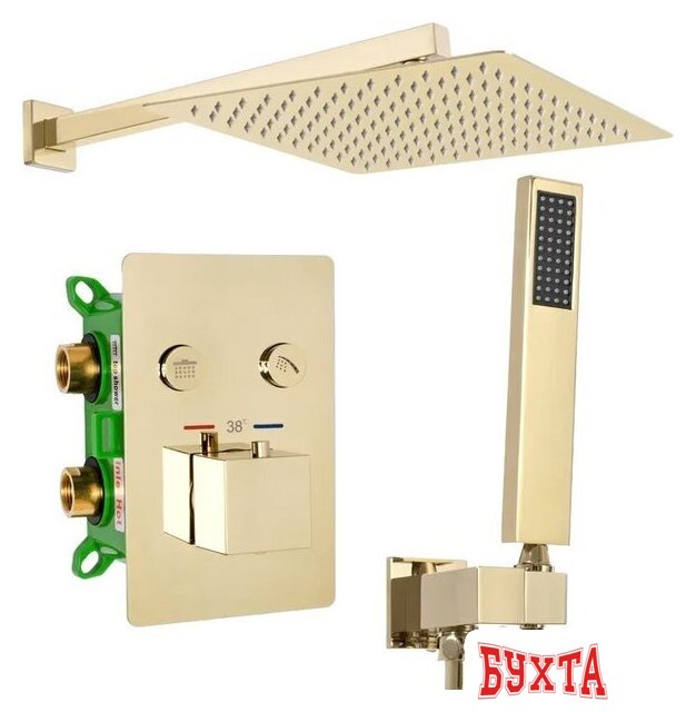 Душевая система Rea Fenix Davis L. Gold REA-P6324 1
