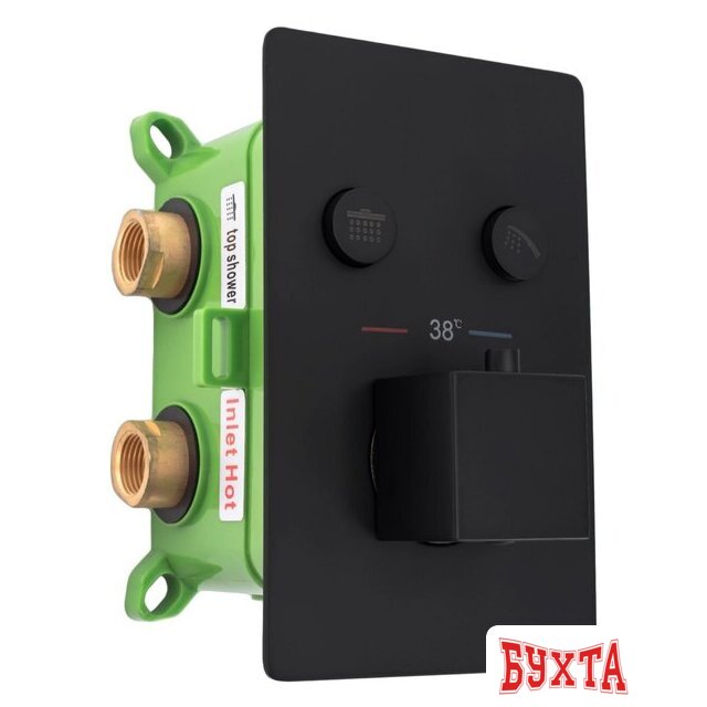 Душевая система Rea Fenix Davis Black REA-P6357 2