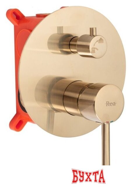 Душевая система Rea Lungo Matt Gold REA-P6609 2