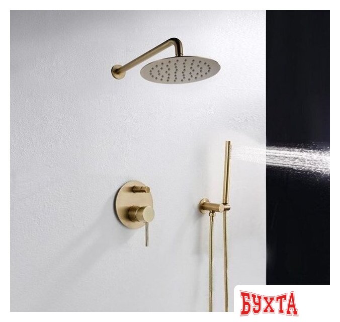 Душевая система Rea Lungo REA-P4110 (золотой) 3