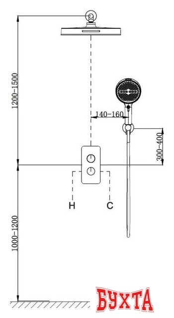 Душевая система Vincea Domus VSFW-5DM0GM 5