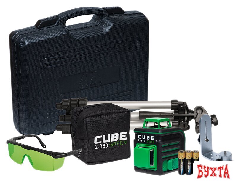 Лазерный нивелир ADA Instruments Cube 2-360 Green Ultimate Edition [A00471] 1