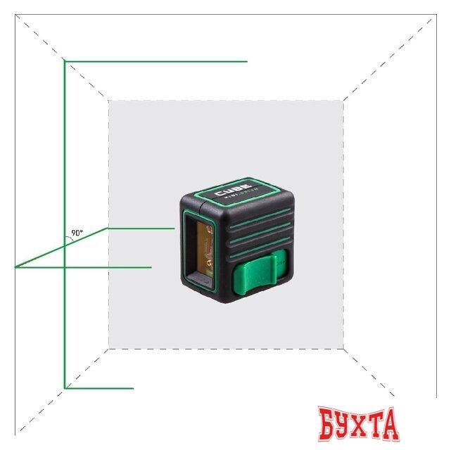 Лазерный нивелир ADA Instruments Cube Mini Green Professional Edition А00529 3
