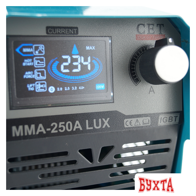 Сварочный инвертор CET C'EST Tech MMA-250A Lux 3