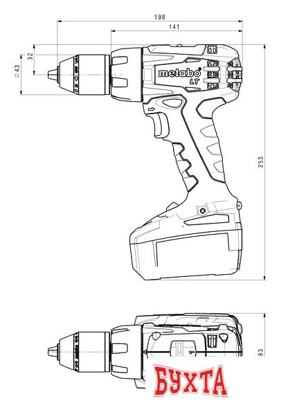 Дрель-шуруповерт Metabo BS 18 LT Compact 602102530 (с 2-мя АКБ, кейс) 2