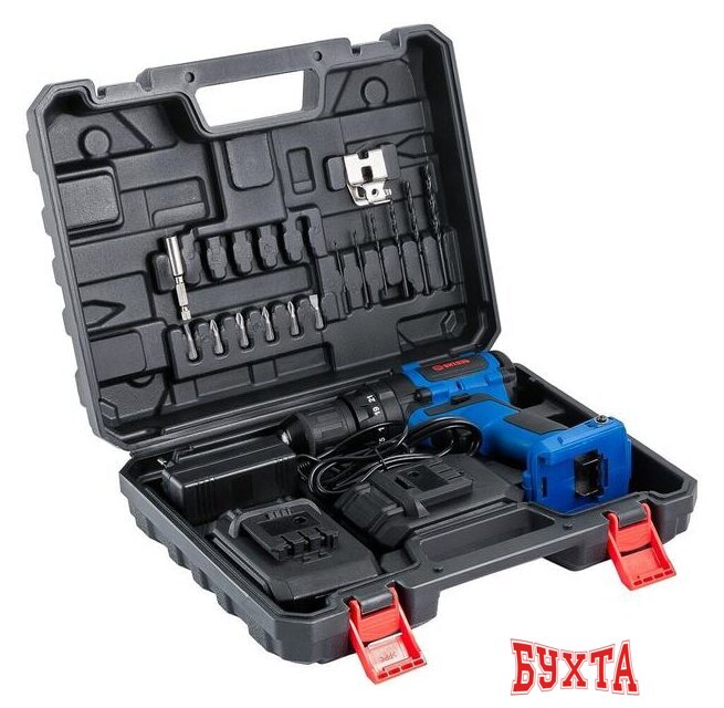 Ударная дрель-шуруповерт Витязь ДА-418-2 (с 2-мя АКБ, кейс) 3