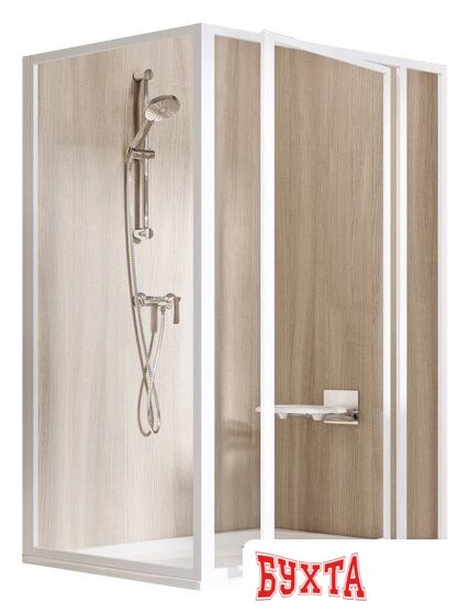 Душевой уголок Ravak Supernova SDOP+PSS 80x80 (grape/белый) 1