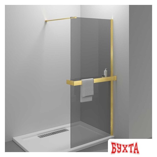 Душевая стенка Vincea Walk-In VSW-4HR800CGG 1