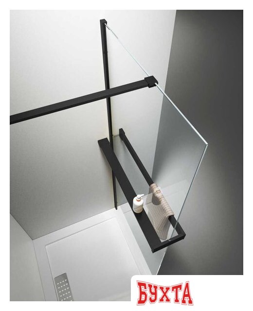 Душевая стенка Vincea Walk-In VSW-4HR900CLB 2