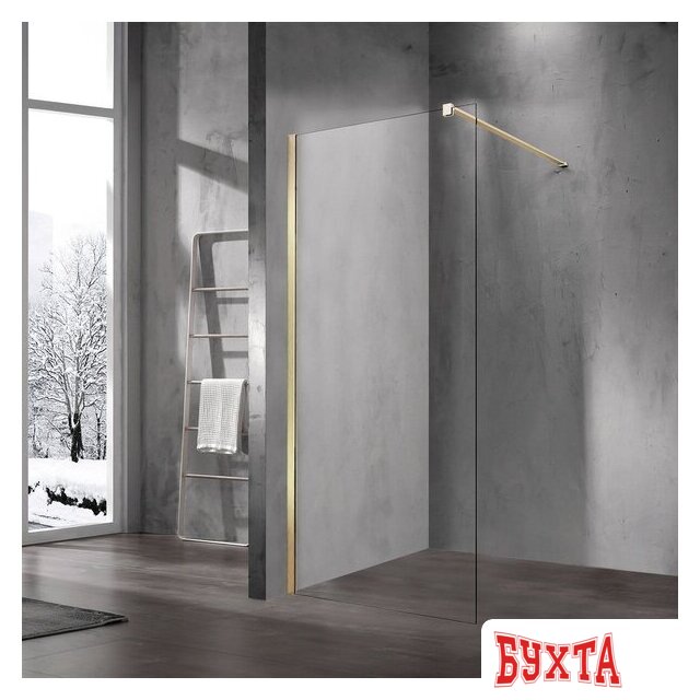 Душевая стенка Vincea Walk-In VSW-1H100CLG 1