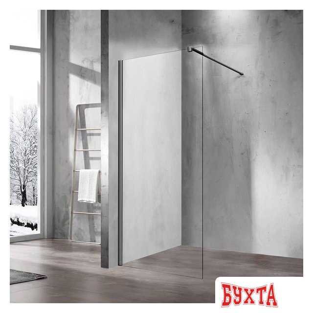 Душевая стенка Vincea Walk-In VSW-1H800CLGM 1