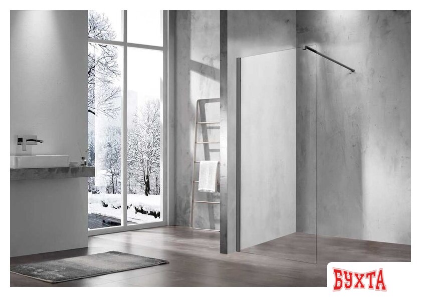 Душевая стенка Vincea Walk-In VSW-1H800CLGM 2