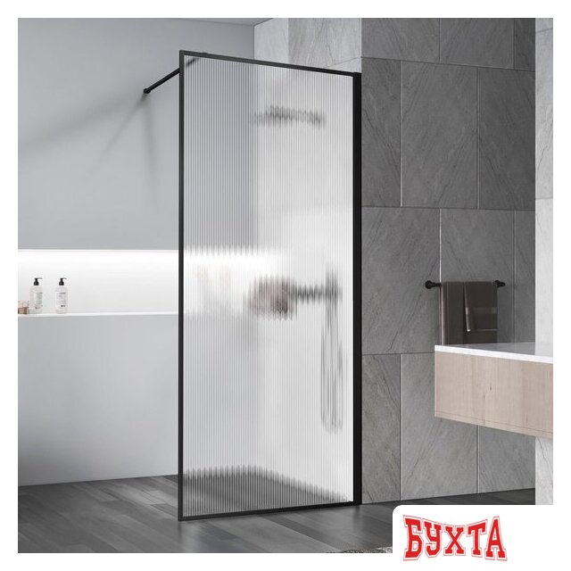 Душевая стенка Vincea Walk-In VSW-1HP700FLB 1