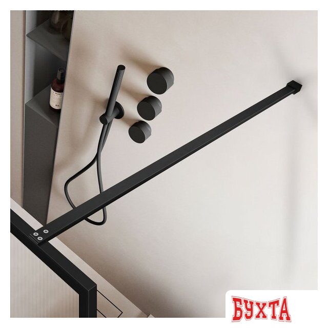 Душевая стенка Vincea Walk-In VSW-1HP700FLB 3