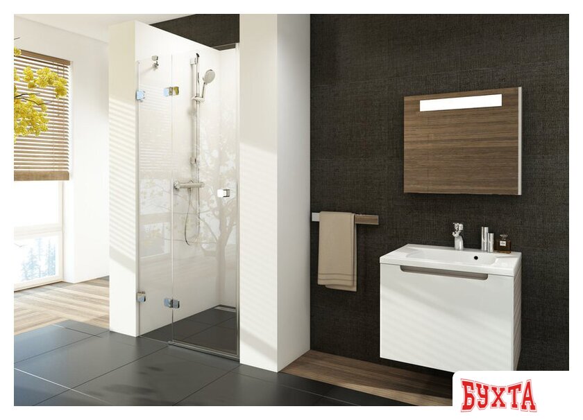 Душевая дверь Ravak Brilliant BSD2 80 B-L левая 2