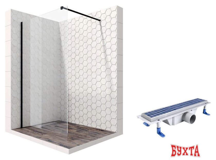 Душевая стенка Ambassador Set 15031110-ST4 1