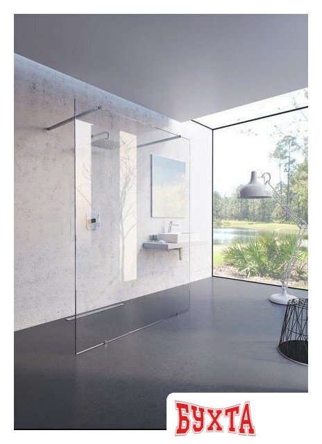 Душевая стенка Ravak Walk-In Free 160 (серебристый/прозрачное) 2