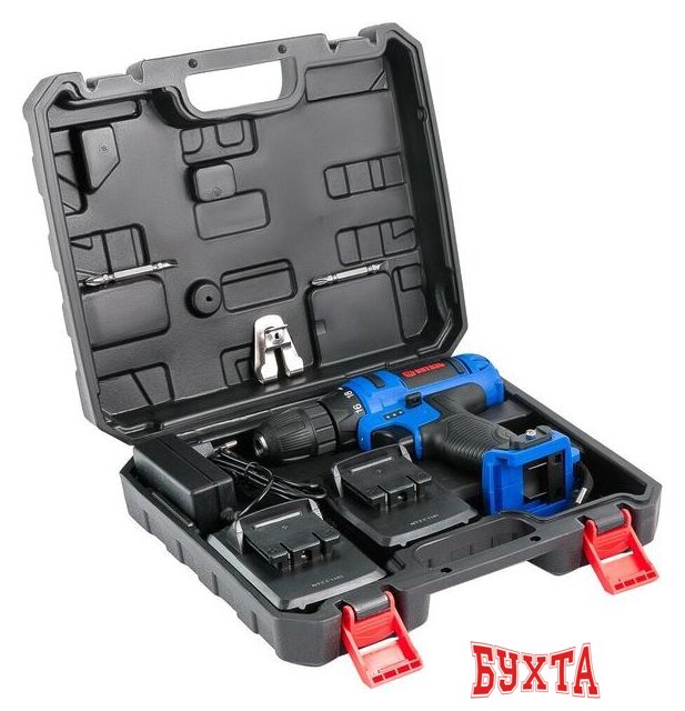 Дрель-шуруповерт Витязь ДА-118-2 18012003 (с 2-мя АКБ, кейс) 3