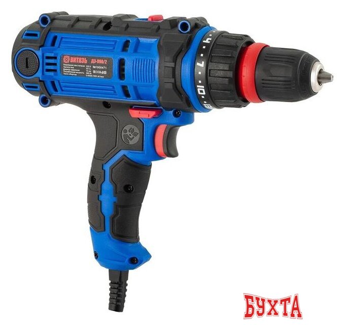 Дрель-шуруповерт Витязь ДЭ-990/2 180110010 3