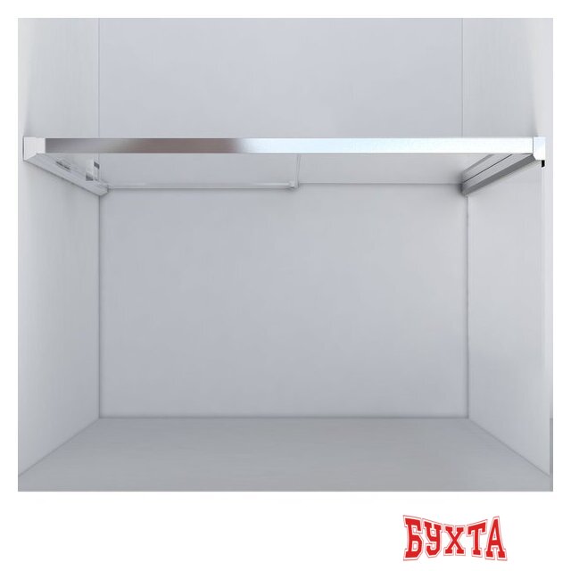 Душевая дверь Vincea Lugano VDS-1L140CLB-1 (черный/прозрачное) 4