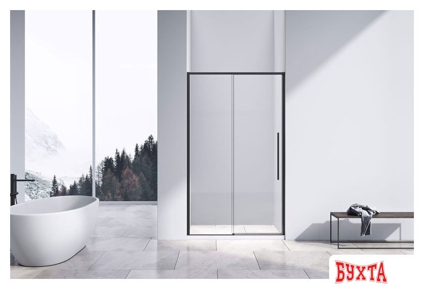 Душевая дверь Vincea Slim-N VDS-4SN110CLB 2