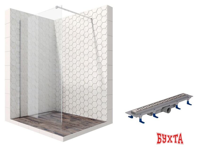 Душевая стенка Ambassador Set 15031104-ST6