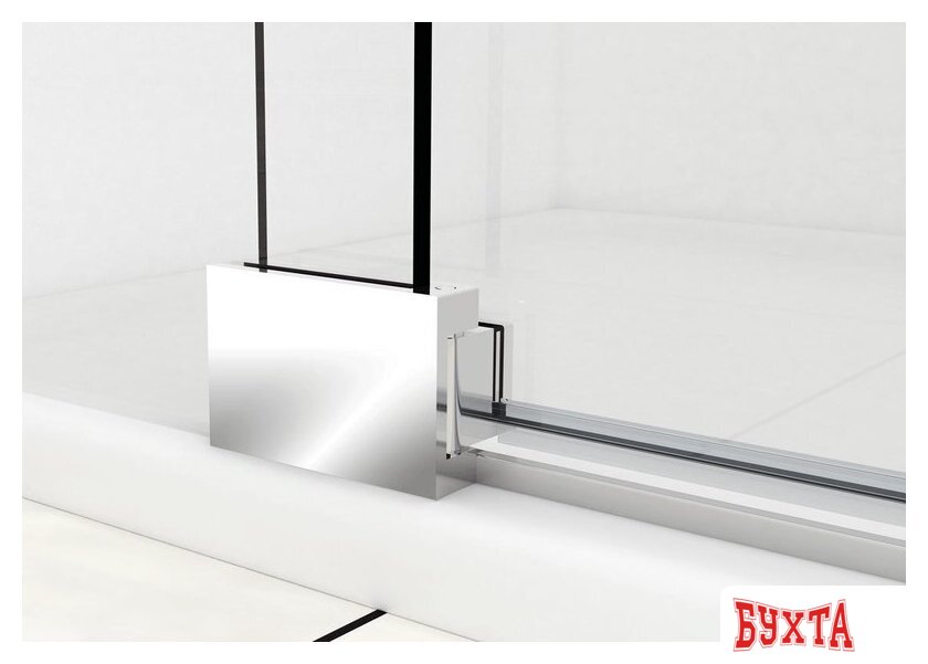 Душевая дверь Vincea Extra VDP-1E8090CGB (черный/тонированное) 3