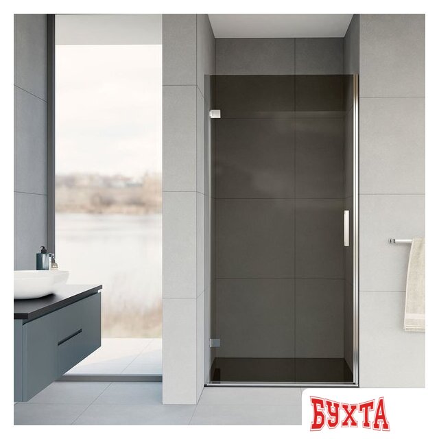 Душевая дверь Vincea Flex VDP-1F900CG (хром/тонированное)