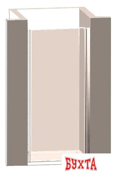Душевая дверь Vincea Orta VPP-1O900CH-R (хром/шиншилла) 4