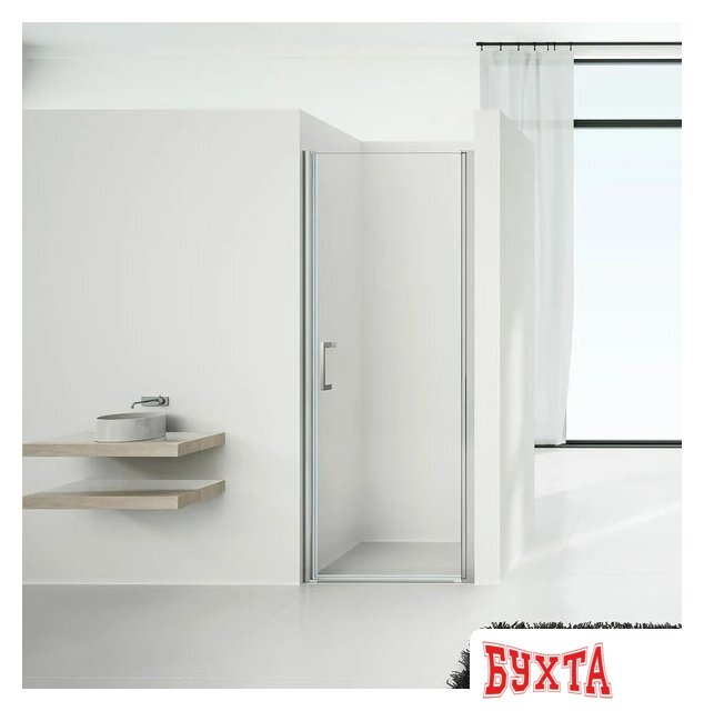 Душевая дверь Vincea Orta VPP-1O900CL (хром/прозрачное) 1