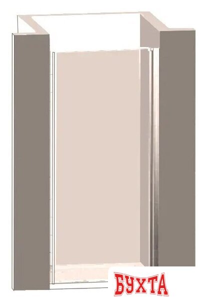 Душевая дверь Vincea Orta VPP-1O900CL (хром/прозрачное) 5