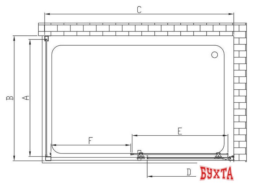 Душевой уголок Vincea Alpha VSR-3AL8015CLG 4
