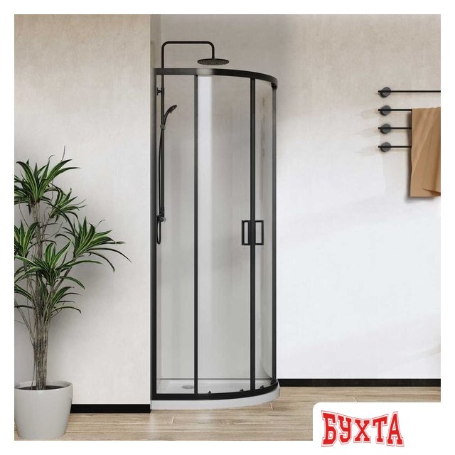Душевой уголок Vincea City VSQ-5CT900CLB 4