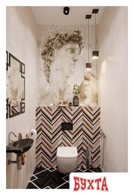 Инсталляция для унитаза Lavinia Boho Relfix 5 в 1 77020049 (черный пластик) 3