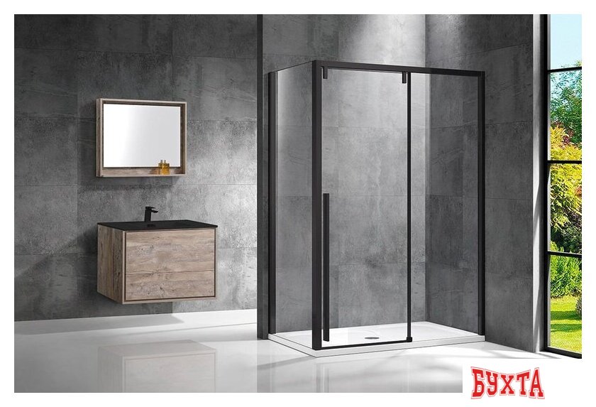 Душевой уголок Vincea Lugano VSR-1L1015CLB-1 2