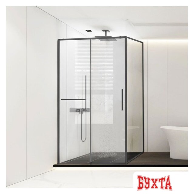 Душевой уголок Vincea Slim Soft VSR-1SS1015CLGM 1