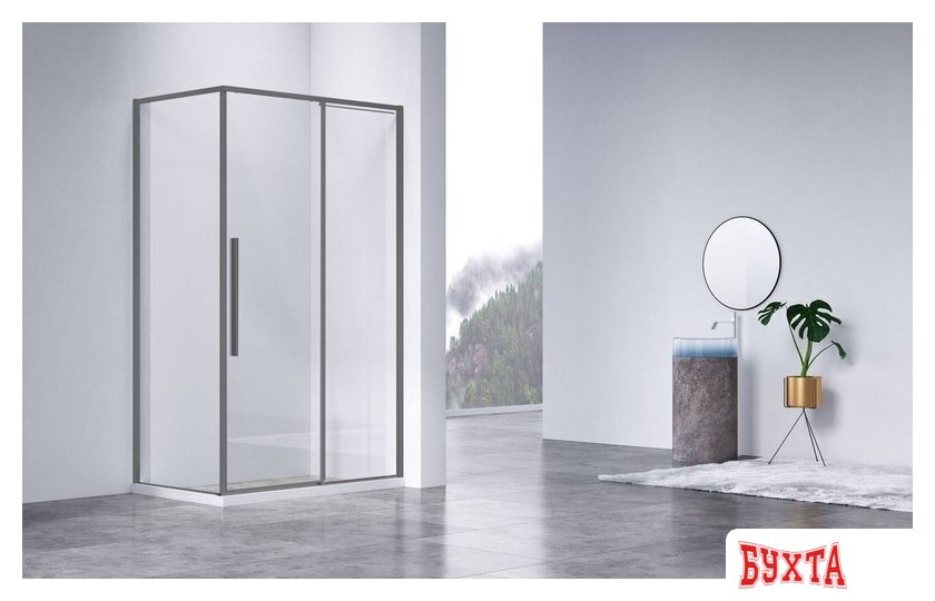 Душевой уголок Vincea Slim-N VSR-4SN8012CLGM 2