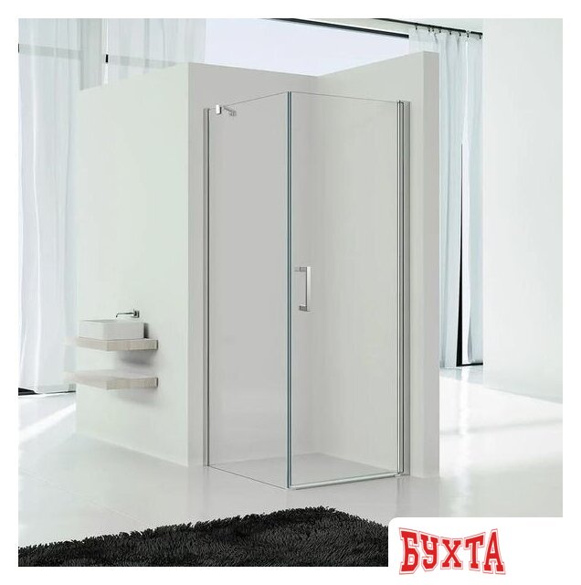 Душевой уголок Vincea Orta VSR-1O9090CL (хром/прозрачное) 1