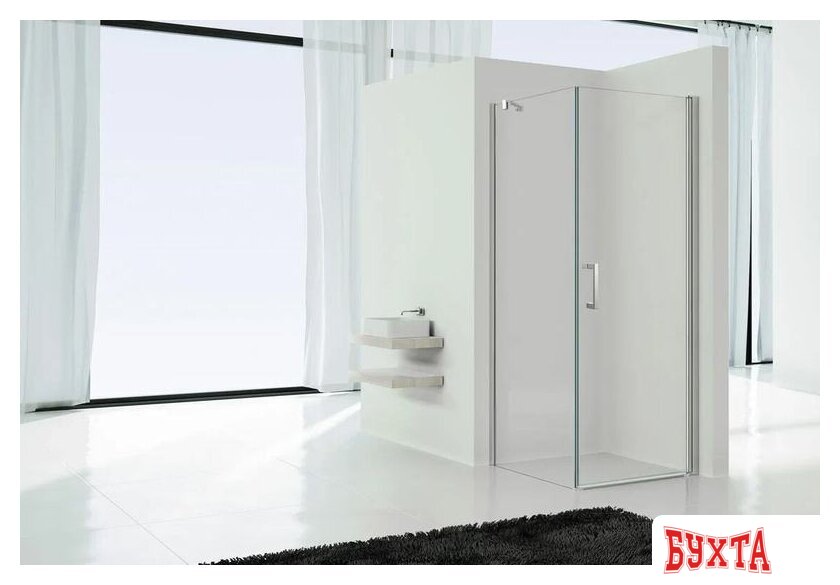 Душевой уголок Vincea Orta VSR-1O9090CL (хром/прозрачное) 2