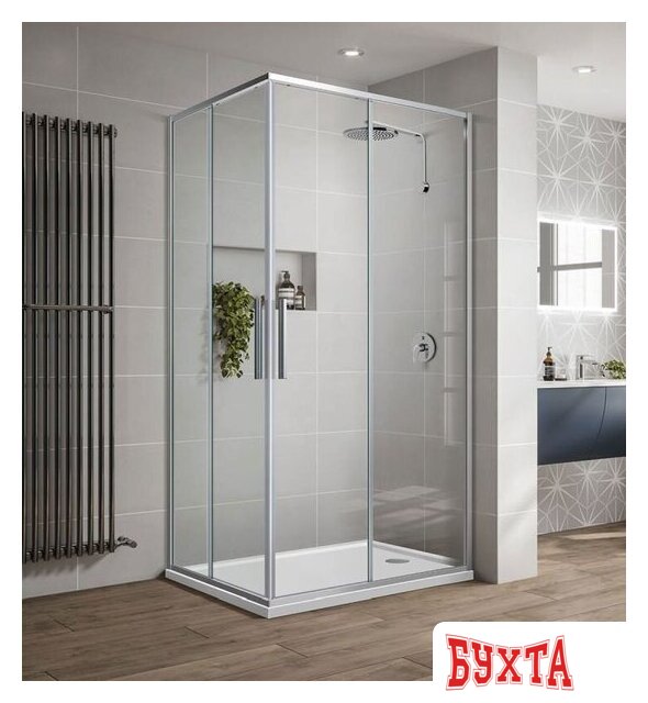 Душевой уголок Vincea Slim-U VSS-2SU8010CL 1
