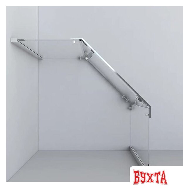 Душевой уголок Vincea Stresa VSP-1S100CL (хром/прозрачное) 5