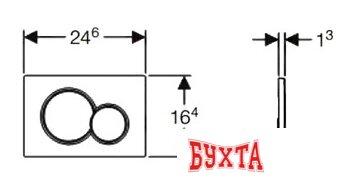 Панель смыва Geberit Sigma 01 115.770.21.5 (глянцевый хром) 2